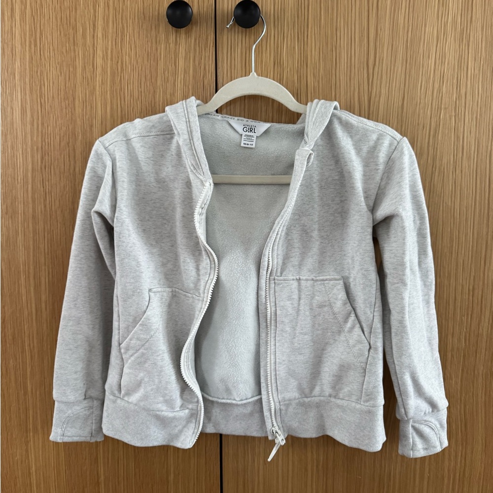 Athleta Girl Light Gray Kids Hoodie